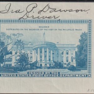 Autographs Philatelic #Philatelic Truck SS MintLH VF