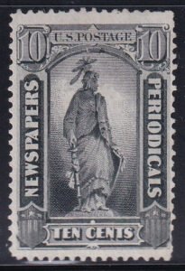 US Newspaper Stamps #PR15 Mint