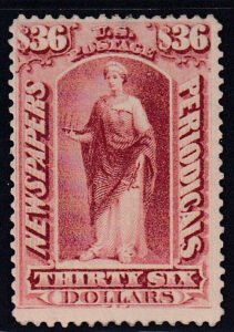 US Newspaper Stamps #PR77 Mint