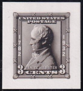 US  #725E  Daniel Webster, Photo Essay