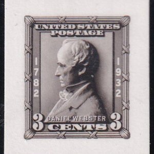 US  #725E  Daniel Webster, Photo Essay