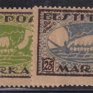 Estonia #76-7 Hinged