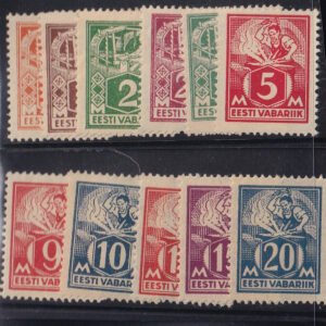 Estonia #65-75 MintHinged