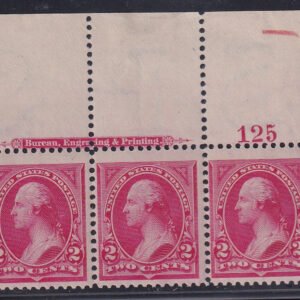 US Bureau and Regular Issues #265 MintNH