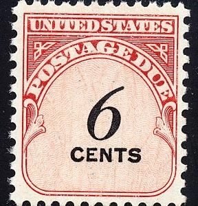 US J94 VAR Postage Dues NH F - VF