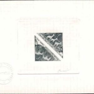 Chad J23 - J34 1962 Artist Die Proofs Cave Paintings, Animals