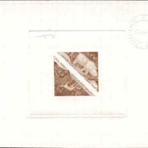 Chad J23 - J34 1962 Artist Die Proofs Cave Paintings, Animals