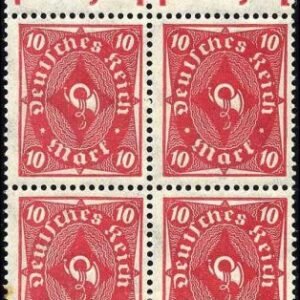 Germany 181a VF LH/NH Block of 4
