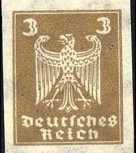 Germany 330a VF Hinged Imperforate