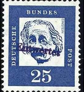 Germany Mi P2 VF NH Einstein Essay in Blue