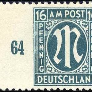 Germany Occ. AMG 3N10 Var Mi 25BUI VF NH