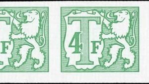 Belgium J72 J75 - J77 Pair Set Imperf