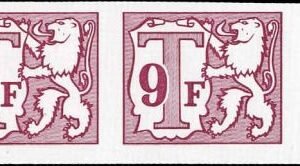 Belgium J72 J75 - J77 Pair Set Imperf
