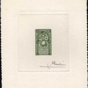 Algeria 253 1954 Artist Die Proof, Oranges, Signed