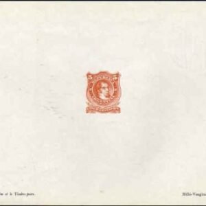 Argentina 18 1873 Artist Die Proof, Rivadavia