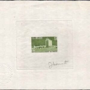 Cambodia 105 Artist Die Proof in Olive Green, Airplane