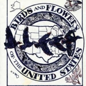 Jack Davis Artwork : Scott 1953 State Bird and Flowers
