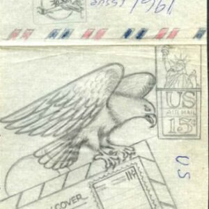 Ralph Dyer Artwork : Scott 1044A, Eagle