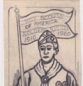 Ralph Dyer Artwork : Scott 1145, Boy Scouts