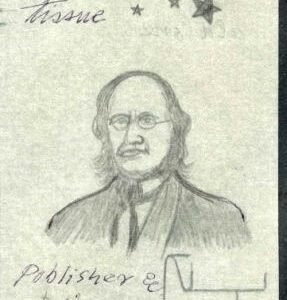 Ralph Dyer Artwork : Scott 1177, Horace Greeley