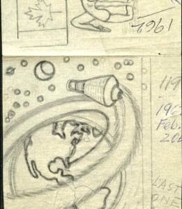 Ralph Dyer Artwork : Scott 1193, Project Mercury