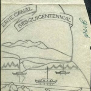 Ralph Dyer Artwork : Scott 1325, Erie Canl, Ships