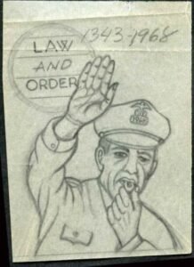 Ralph Dyer Artwork : Scott 1343, Ppoliceman
