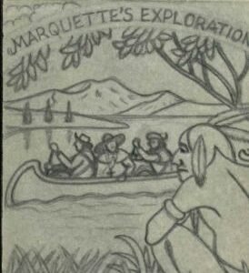 Ralph Dyer Artwork : Scott 1356, Canoe, Indian