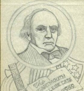 Ralph Dyer Artwork : Scott 1380 Dartmouth College : Daniel Webster