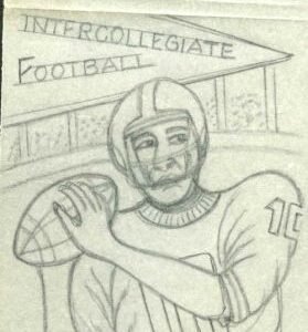Ralph Dyer Artwork : Scott 1382, Football