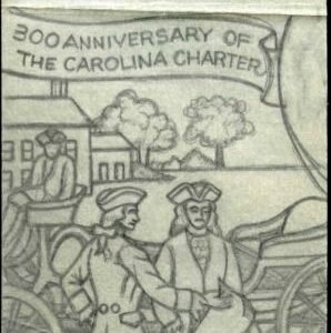 Ralph Dyer Artwork : Scott 1407, South Carolina