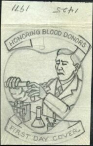 Ralph Dyer Artwork : Scott 1425, Blood Donor, Chemistry