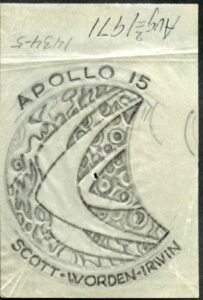Ralph Dyer Artwork : Scott 1434-35, Space, Apollo 15