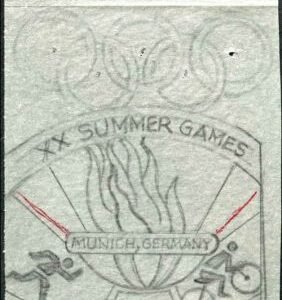 Ralph Dyer Artwork : Scott 1460-62 , Summer Olympics
