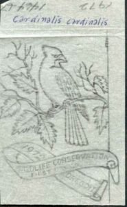 Ralph Dyer Artwork : Scott 1464-67, Wildlife Conservation, Cardinal, Ram, Bird