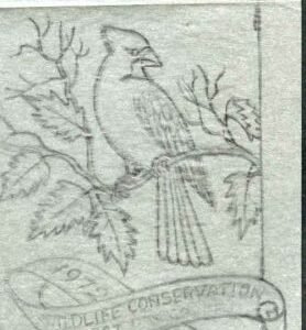 Ralph Dyer Artwork : Scott 1464-67, Wildlife Conservation, Cardinal, Ram, Bird