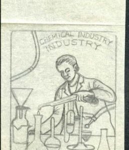 Ralph Dyer Artwork : Scott 1685, Chemistry