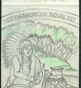 Ralph Dyer Artwork : Scott 1706-09 Folk Art