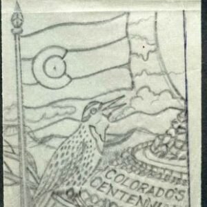 Ralph Dyer Artwork : Scott 1711, Colorado, Bird