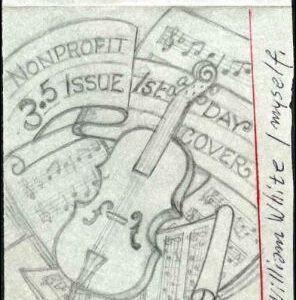 Ralph Dyer Artwork : Scott 1813 Violins, Music