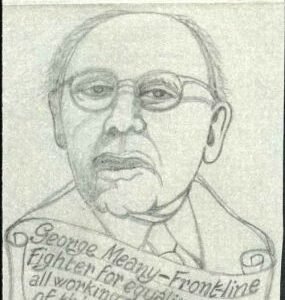 Ralph Dyer Artwork : Scott 1831 George Meany