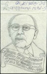Ralph Dyer Artwork : Scott 1831 George Meany