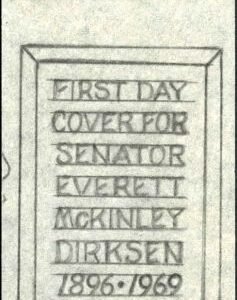 Ralph Dyer Artwork : Scott 1874 Everett Dirksen