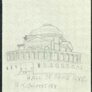 Ralph Dyer Artwork : Scott 1928 NYU Hall of Fame NYC