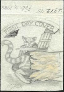 Ralph Dyer Artwork : Scott 2372-5, Cats