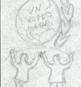 UN Ralph Dyer Art Scott 252 - 253