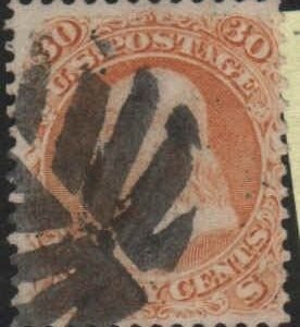 US 71 Early Classics Fine, Leaf Fancy Cancel