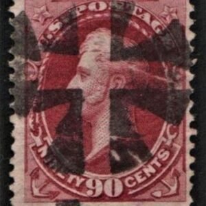 US 155 Bank Notes F - VF Used Fancy Cancel