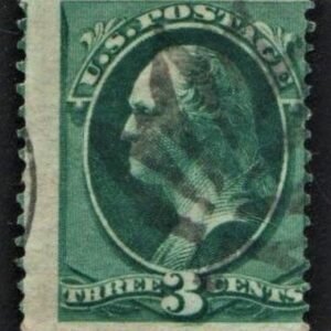 US 158 Bank Notes Ave Fancy Cancel, Leaf