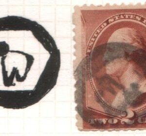 US 210 Bank Notes Fine Fancy Cancel duck